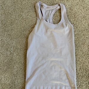 lululemon athletica Light Gray Tank Top